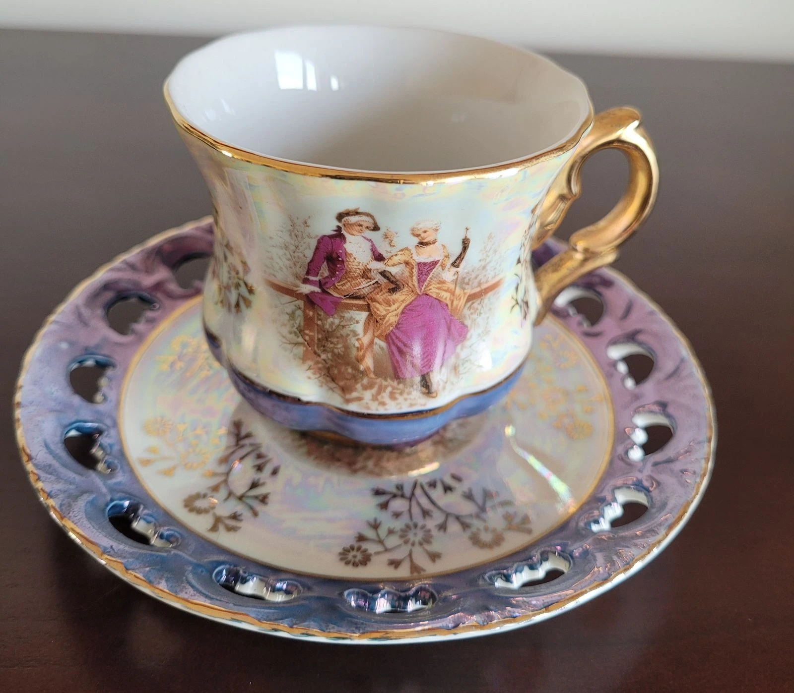 Chávena e Pires porcelana japonesa/Tasse et soucoupe /Tazza e piattino in porcellana giapponese  – photo 2